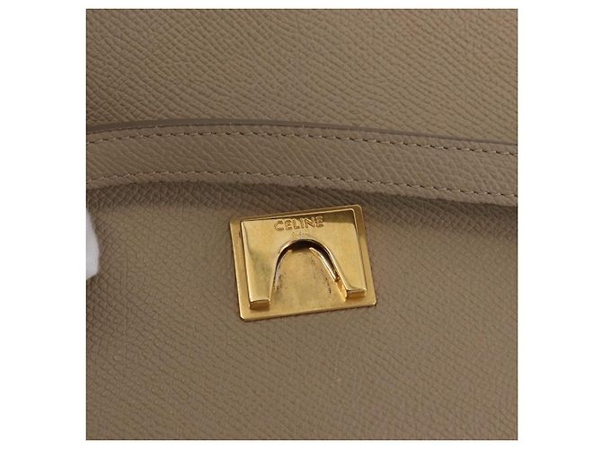 Céline CELINE Belt Bag Hand Bag Leather 2way Beige Gold Tone - vista 25