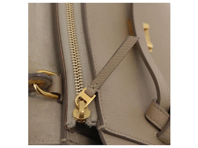 Céline CELINE Belt Bag Hand Bag Leather 2way Beige Gold Tone - vista 26