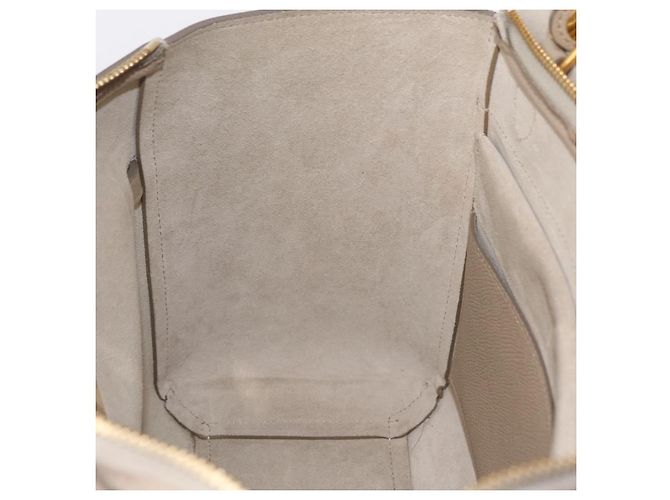 Céline CELINE Belt Bag Hand Bag Leather 2way Beige Gold Tone - vista 28