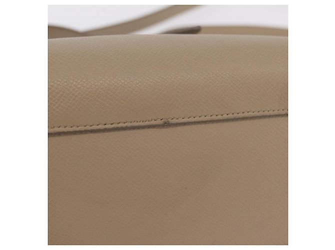 Céline CELINE Belt Bag Hand Bag Leather 2way Beige Gold Tone - vista 8