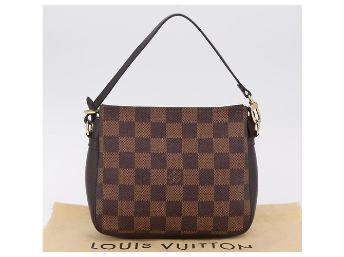 LOUIS VUITTON Damier Ebene Trousse Make Up Pouch N51982 LV - vista 12