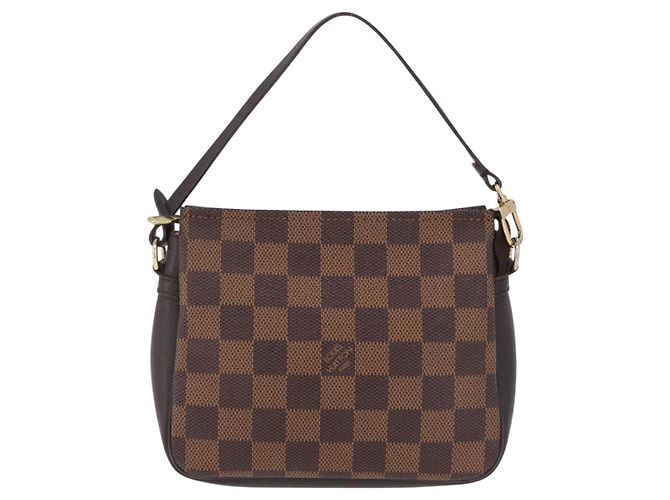 LOUIS VUITTON Damier Ebene Trousse Make Up Pouch N51982 LV - vista 13
