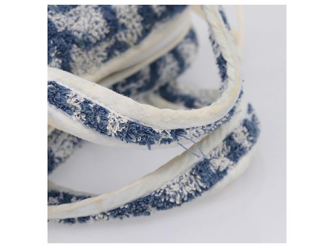 Christian Dior Trotter Canvas Hand Bag Pile Blue White - vista 14