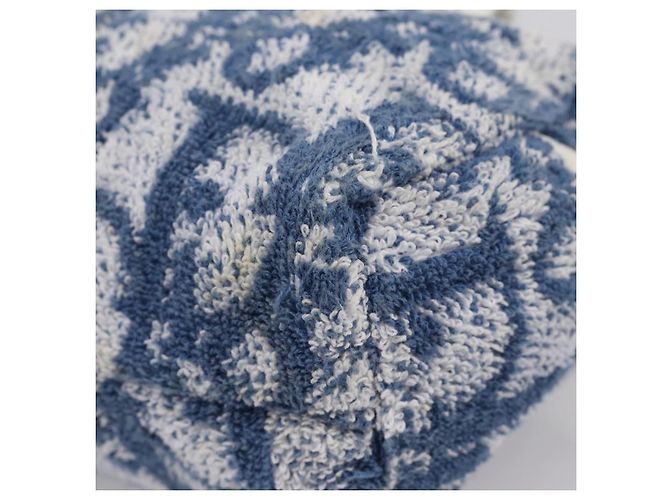 Christian Dior Trotter Canvas Hand Bag Pile Blue White - vista 20