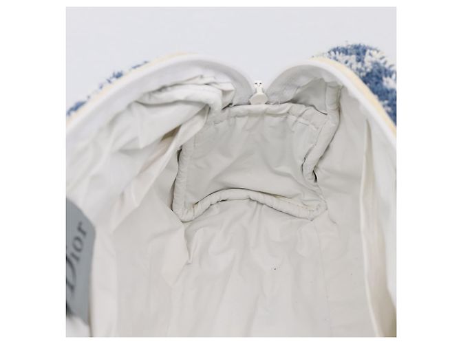 Christian Dior Trotter Canvas Hand Bag Pile Blue White - vista 24
