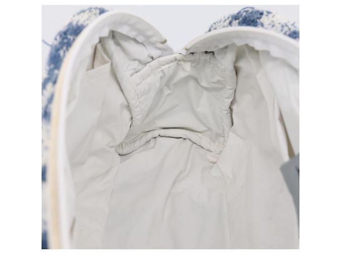 Christian Dior Trotter Canvas Hand Bag Pile Blue White - vista 25