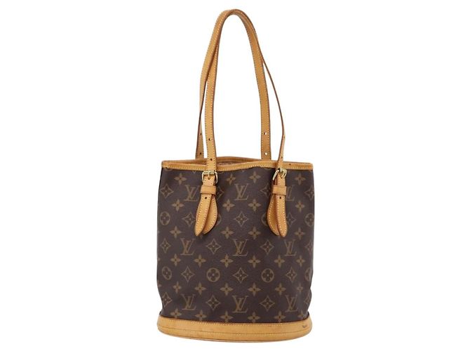 LOUIS VUITTON Monogram Bucket PM Shoulder Bag M42238 LV - vista 2