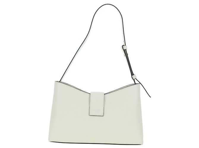 Jimmy Choo Cheri Crystal Hobo Shoulder Bag Leather White Silver - vista 2