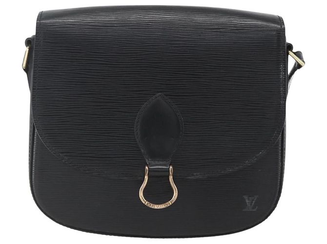 Saint-Cloud LOUIS VUITTON Epi Saint Cloud GM Shoulder Bag Black Noir M52192 LV - vista 13