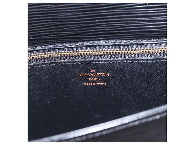 Saint-Cloud LOUIS VUITTON Epi Saint Cloud GM Shoulder Bag Black Noir M52192 LV - vista 21