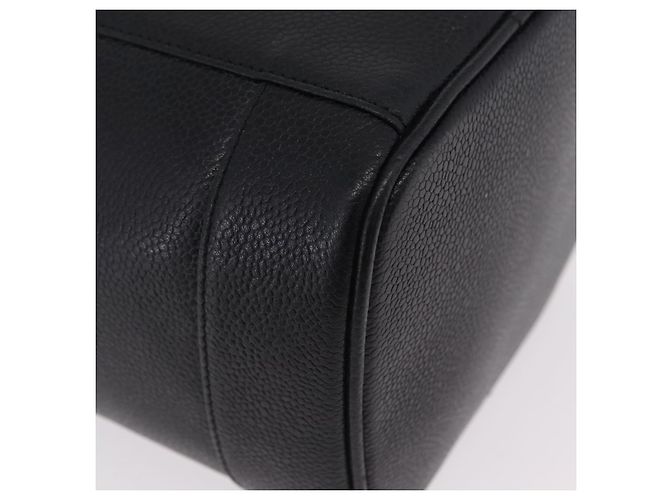 CHANEL Vanity Hand Bag Caviar Skin Black Gold CC - vista 14