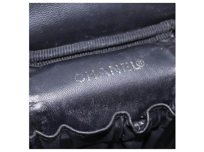 CHANEL Vanity Hand Bag Caviar Skin Black Gold CC - vista 17