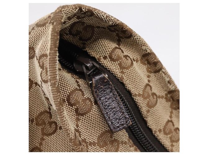 GUCCI GG Canvas Web Sherry Line Tote Bag Beige 155524 - vista 15