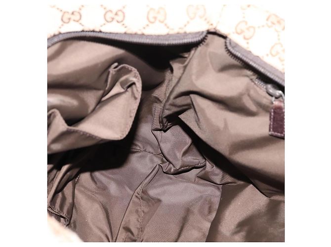 GUCCI GG Canvas Web Sherry Line Tote Bag Beige 155524 - vista 20