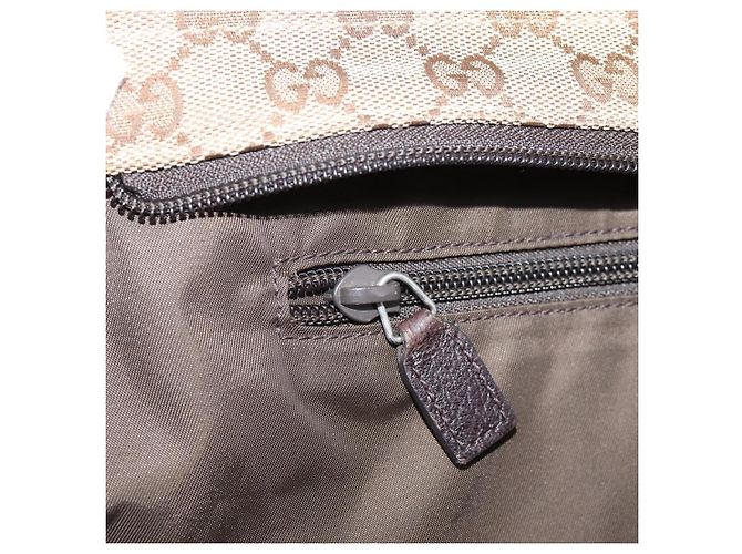 GUCCI GG Canvas Web Sherry Line Tote Bag Beige 155524 - vista 21