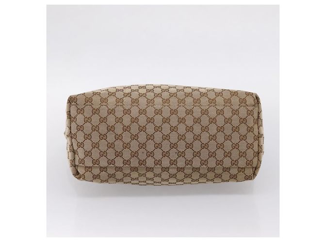 GUCCI GG Canvas Web Sherry Line Tote Bag Beige 155524 - vista 9
