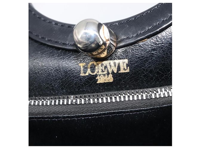 LOEWE Hand Bag Leather Black - vista 16