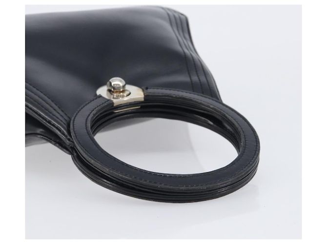 LOEWE Hand Bag Leather Black - vista 7