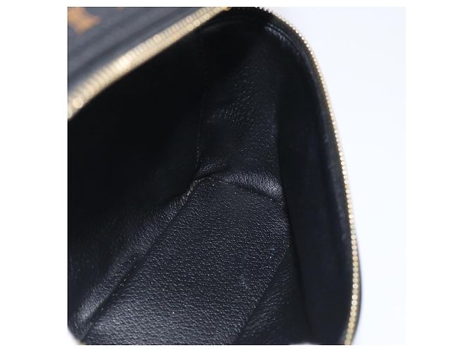 Céline CELINE Macadam Vanity Cosmetic Pouch PVC Black Gold Tone - vista 18