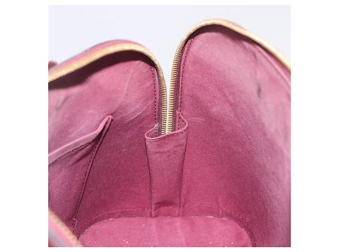 LOUIS VUITTON Monogram Vernis Alma PM Hand Bag Amarante M91611 LV - vista 21