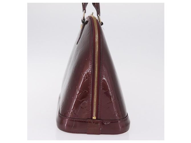 LOUIS VUITTON Monogram Vernis Alma PM Hand Bag Amarante M91611 LV - vista 5