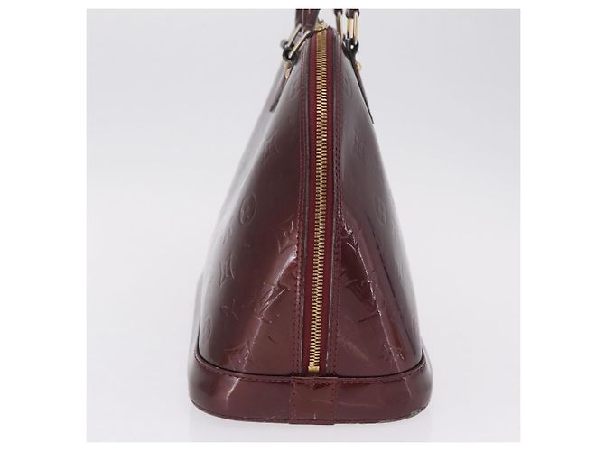 LOUIS VUITTON Monogram Vernis Alma PM Hand Bag Amarante M91611 LV - vista 6