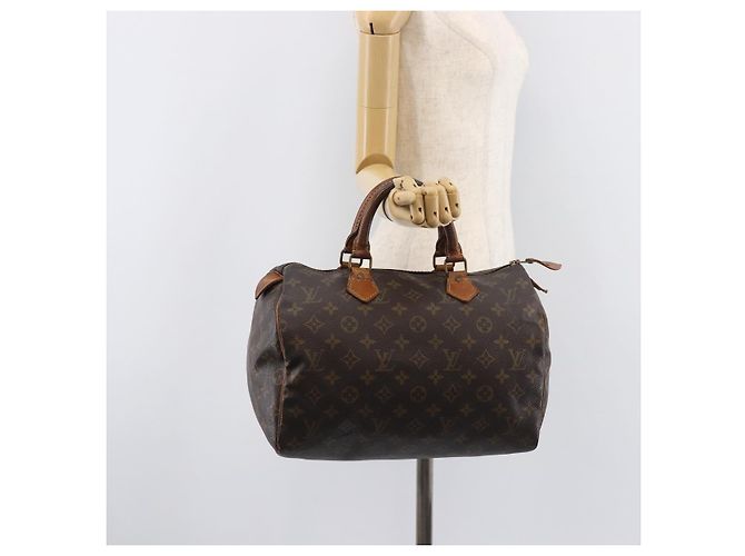 LOUIS VUITTON Monogram Speedy 30 Hand Bag M41526 LV - vista 24