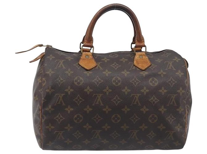 LOUIS VUITTON Monogram Speedy 30 Hand Bag M41526 LV - vista 3