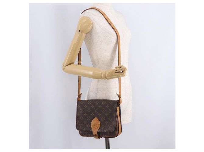 LOUIS VUITTON Monogram Cartouchiere MM Shoulder Bag M51253 LV - vista 27