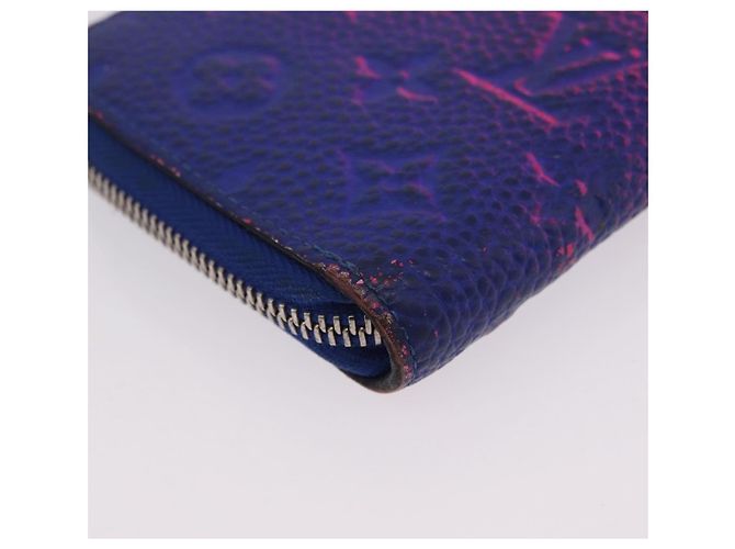 LOUIS VUITTON Taurillon Clemence Illusion Zippy Wallet Vertical - vista 12