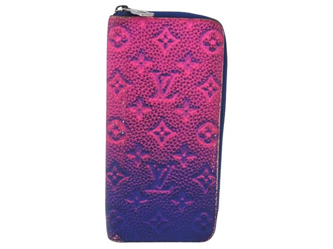 LOUIS VUITTON Taurillon Clemence Illusion Zippy Wallet Vertical - vista 2