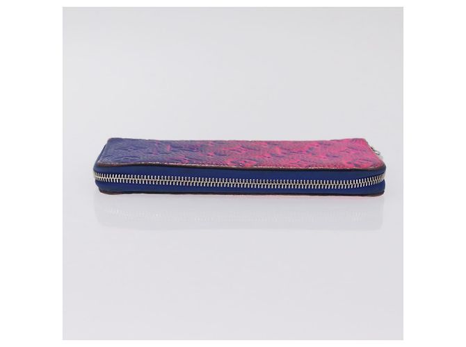LOUIS VUITTON Taurillon Clemence Illusion Zippy Wallet Vertical - vista 4