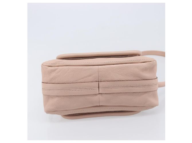 Chloé Chloe Paraty Hand Bag Leather 2way Pink Gold - vista 12