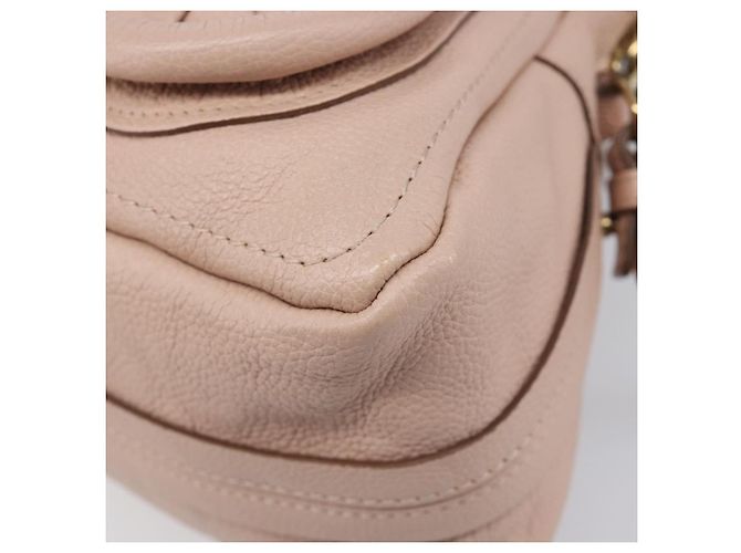 Chloé Chloe Paraty Hand Bag Leather 2way Pink Gold - vista 15