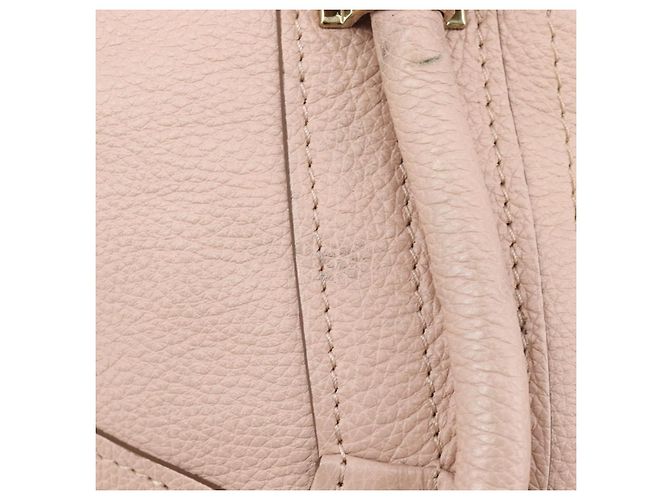 Chloé Chloe Paraty Hand Bag Leather 2way Pink Gold - vista 20