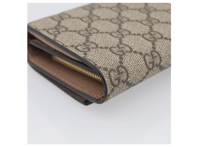 GUCCI Bifold Wallet Leather Pink Silver 598587 - vista 11