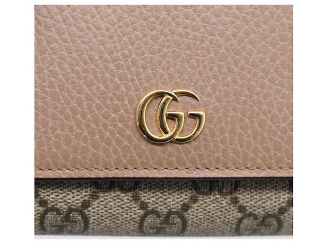 GUCCI Bifold Wallet Leather Pink Silver 598587 - vista 12