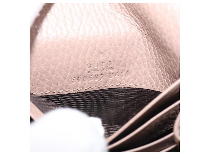 GUCCI Bifold Wallet Leather Pink Silver 598587 - vista 14
