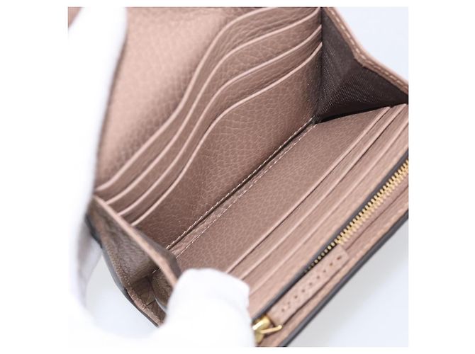 GUCCI Bifold Wallet Leather Pink Silver 598587 - vista 17