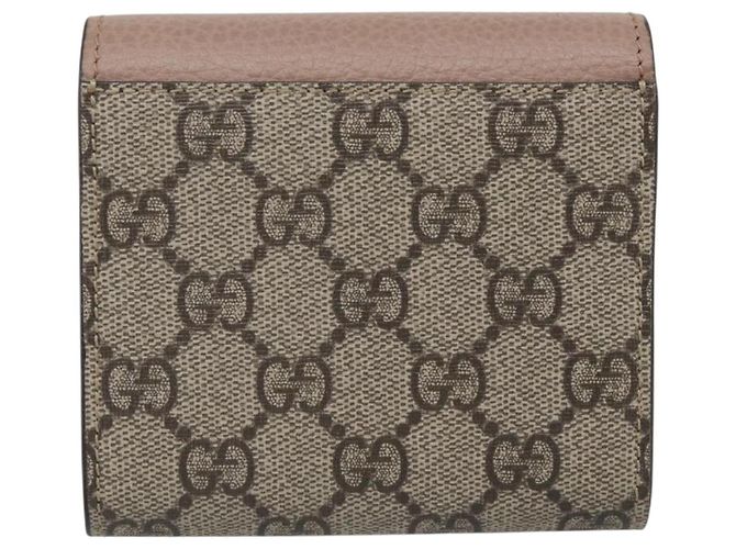 GUCCI Bifold Wallet Leather Pink Silver 598587 - vista 3
