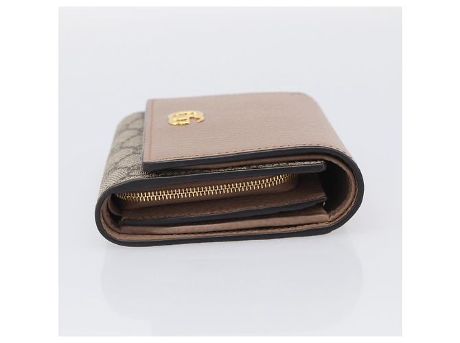 GUCCI Bifold Wallet Leather Pink Silver 598587 - vista 5