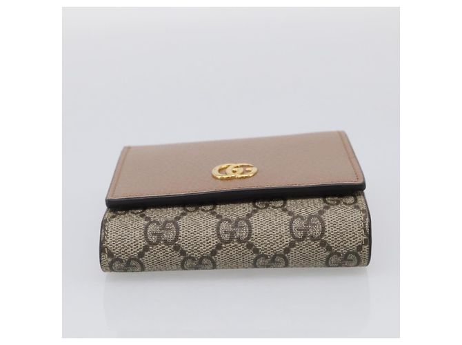 GUCCI Bifold Wallet Leather Pink Silver 598587 - vista 7