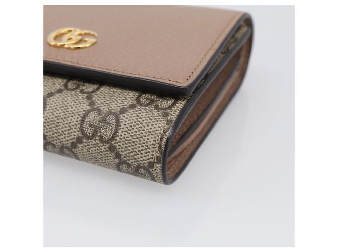 GUCCI Bifold Wallet Leather Pink Silver 598587 - vista 8