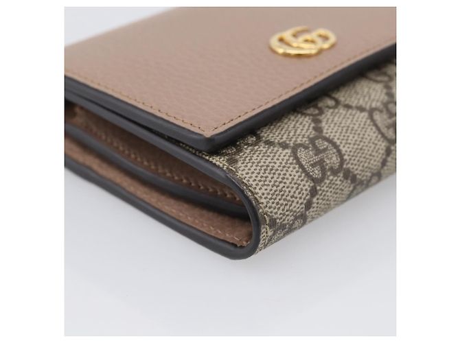 GUCCI Bifold Wallet Leather Pink Silver 598587 - vista 9