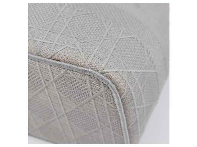 Christian Dior D-Lite Vanity Cosmetic Pouch Canvas Gray Silver - vista 10