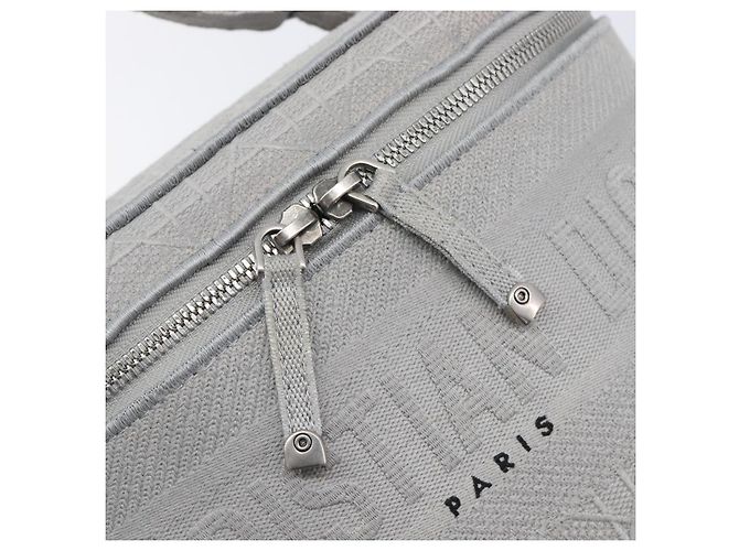 Christian Dior D-Lite Vanity Cosmetic Pouch Canvas Gray Silver - vista 16