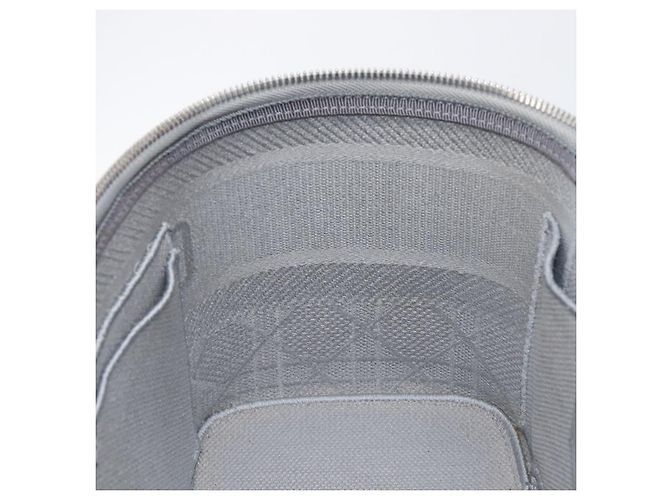 Christian Dior D-Lite Vanity Cosmetic Pouch Canvas Gray Silver - vista 24