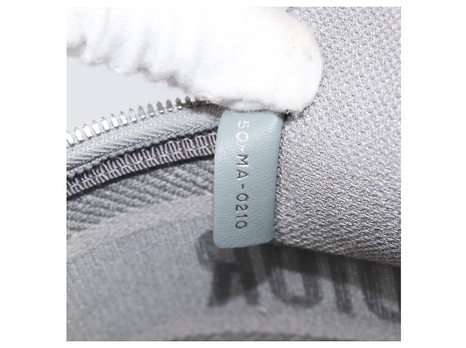 Christian Dior D-Lite Vanity Cosmetic Pouch Canvas Gray Silver - vista 27
