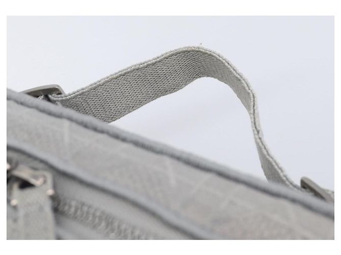 Christian Dior D-Lite Vanity Cosmetic Pouch Canvas Gray Silver - vista 8