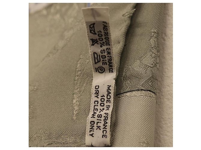 Hermès HERMES Carre90 Seidentuch Grau - Ansicht 14